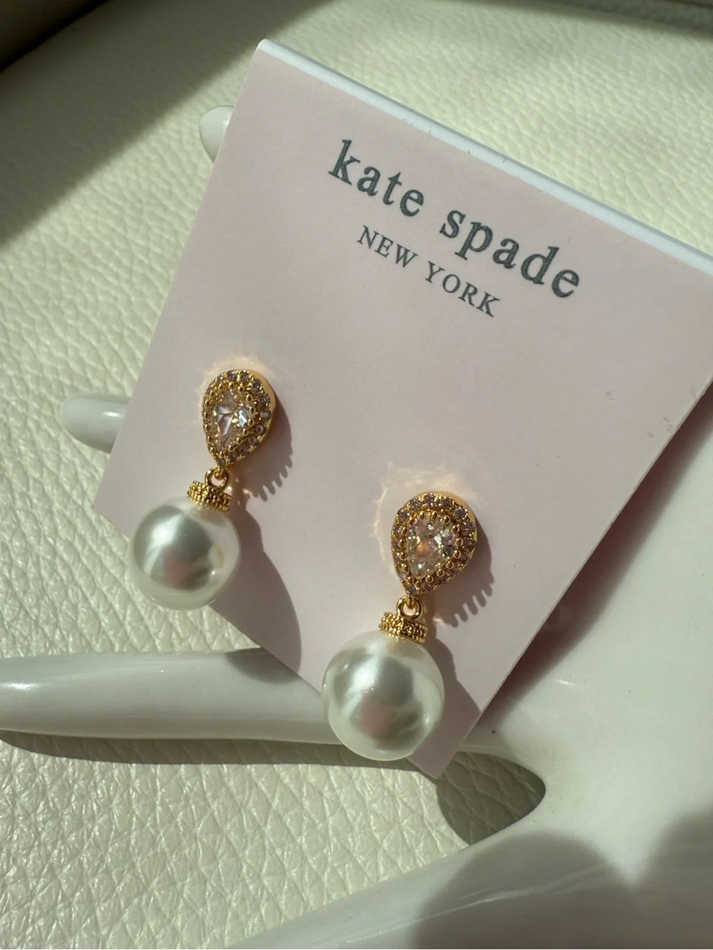 Kate‎ Spade Lady Marmalade Drop Pearl Earrings.